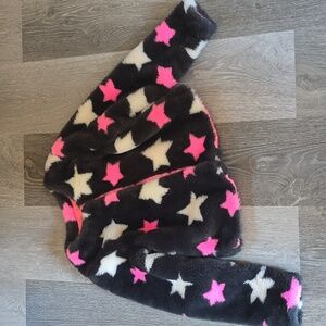 Cat & Jack Black Jacket with Pink and White Stars
